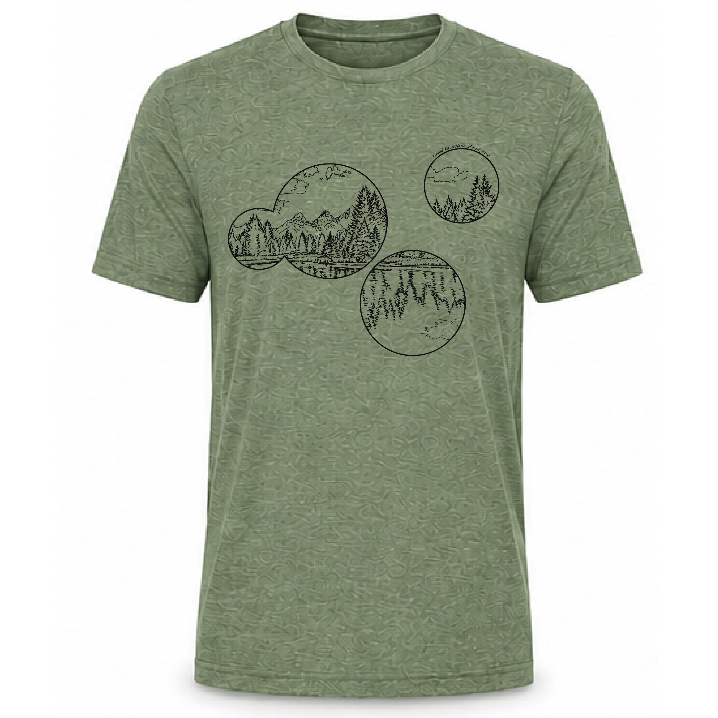 Grand Teton National Park Short Sleeve T-Shirt - Image 4
