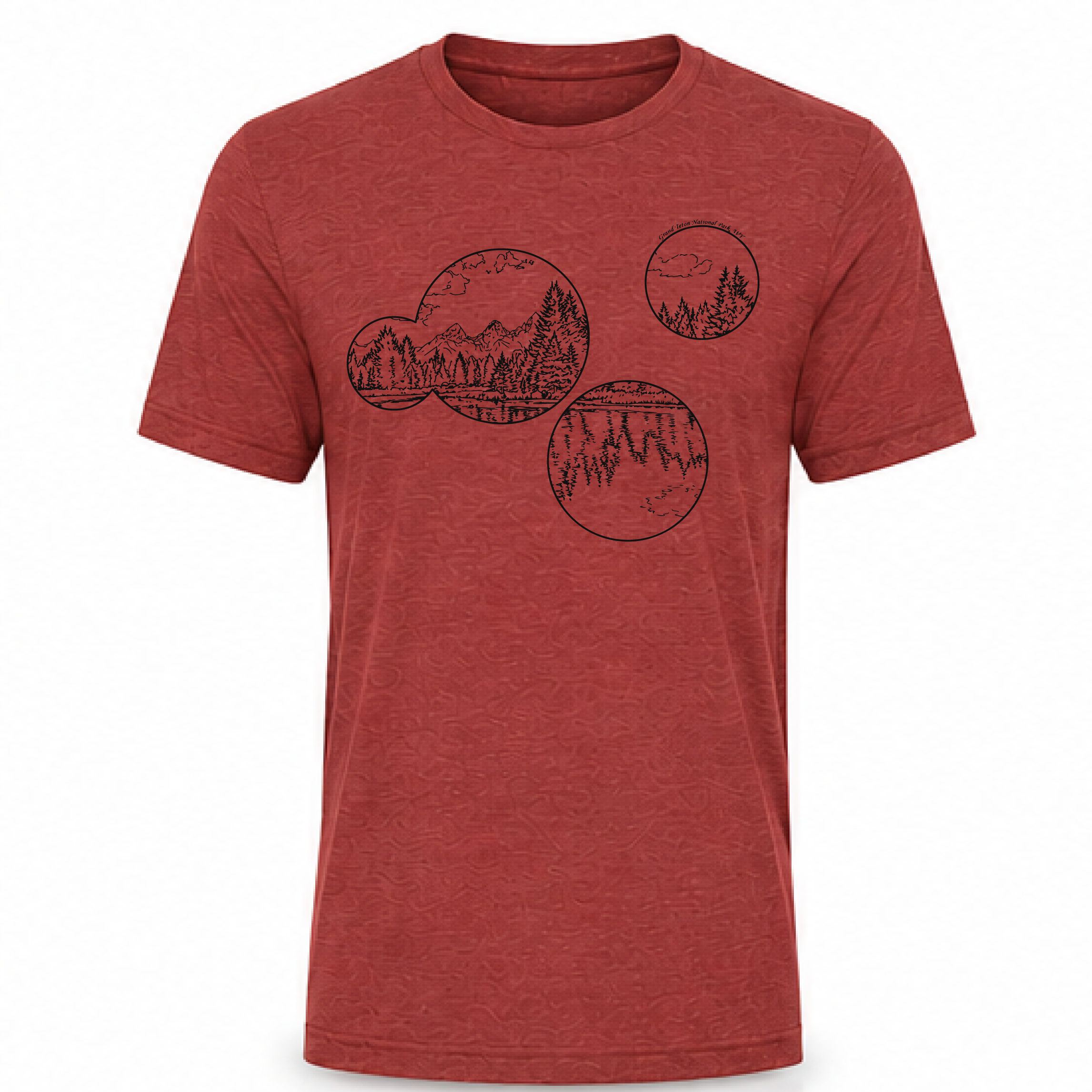 Grand Teton National Park Short Sleeve T-Shirt - Image 2